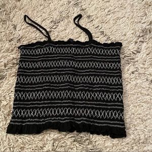 AMERICAN EAGLE Scrunch Crop Top Size Medium